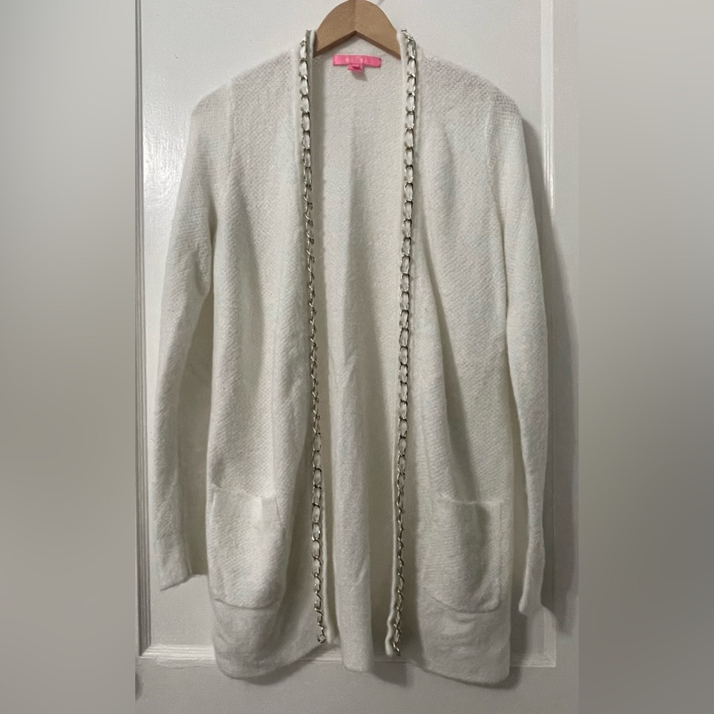 LILLY PULITZER Open Front Long Cardigan